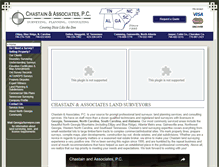 Tablet Screenshot of chastainassociates.com